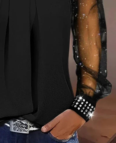 Andrea | Evening top with sequins