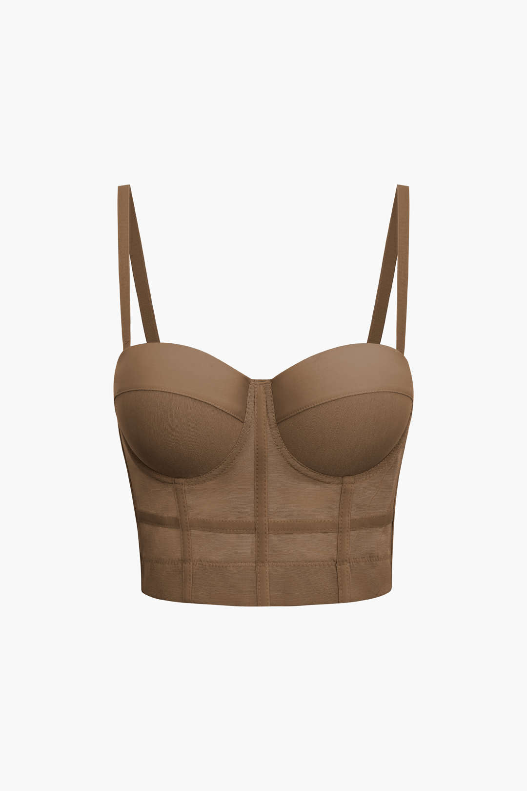 Andrea | Breathable mesh corset bustier top