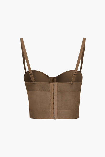 Andrea | Breathable mesh corset bustier top