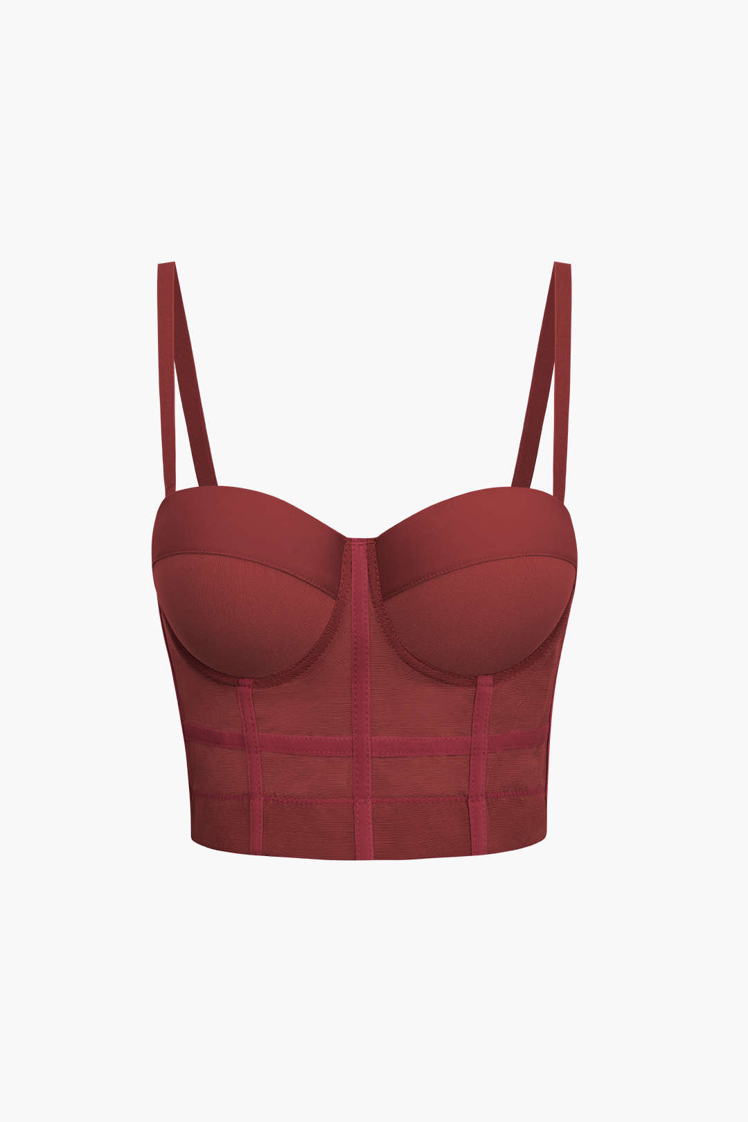 Andrea | Breathable mesh corset bustier top
