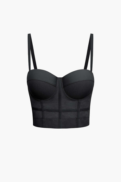 Andrea | Breathable mesh corset bustier top