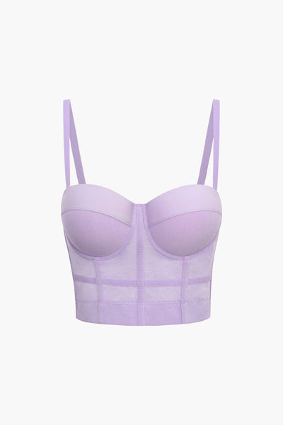 Andrea | Breathable mesh corset bustier top