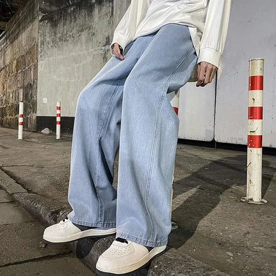 Andreas | Jeans larghi casual con gambe larghe
