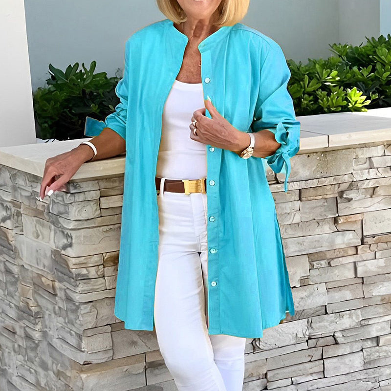Aria | Front Button Shirt tunica senza sforzo 1