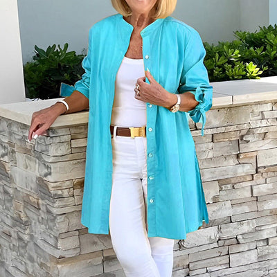 Aria | Front Button Shirt tunica senza sforzo 1