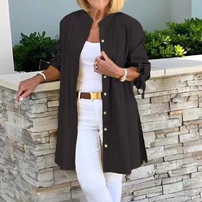 Aria | Front Button Shirt tunica senza sforzo 3
