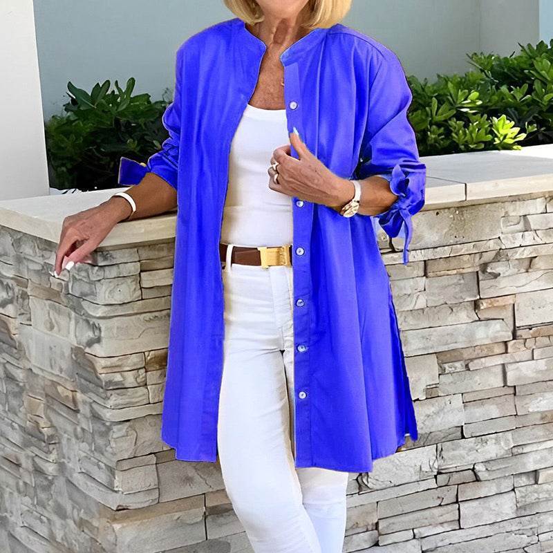 Aria | Front Button Shirt tunica senza sforzo 5