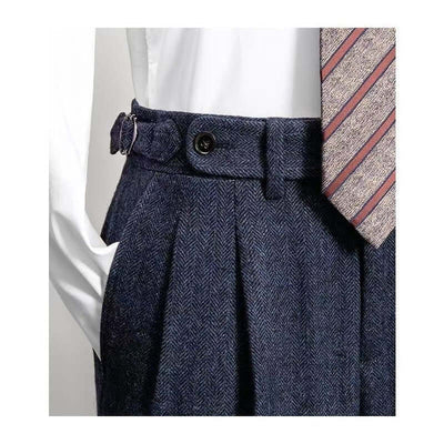 Medoro | Pantaloni classici vintage in tweed