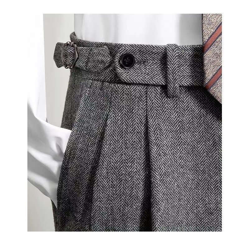 Medoro | Pantaloni classici vintage in tweed
