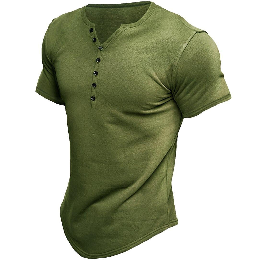 Austin | T-shirt a mezzo button di piactazione