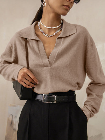 Delisa | Maglione elegante con colletto
