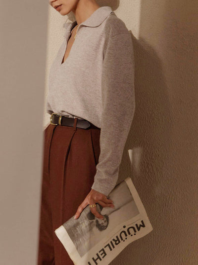 Delisa | Maglione elegante con colletto