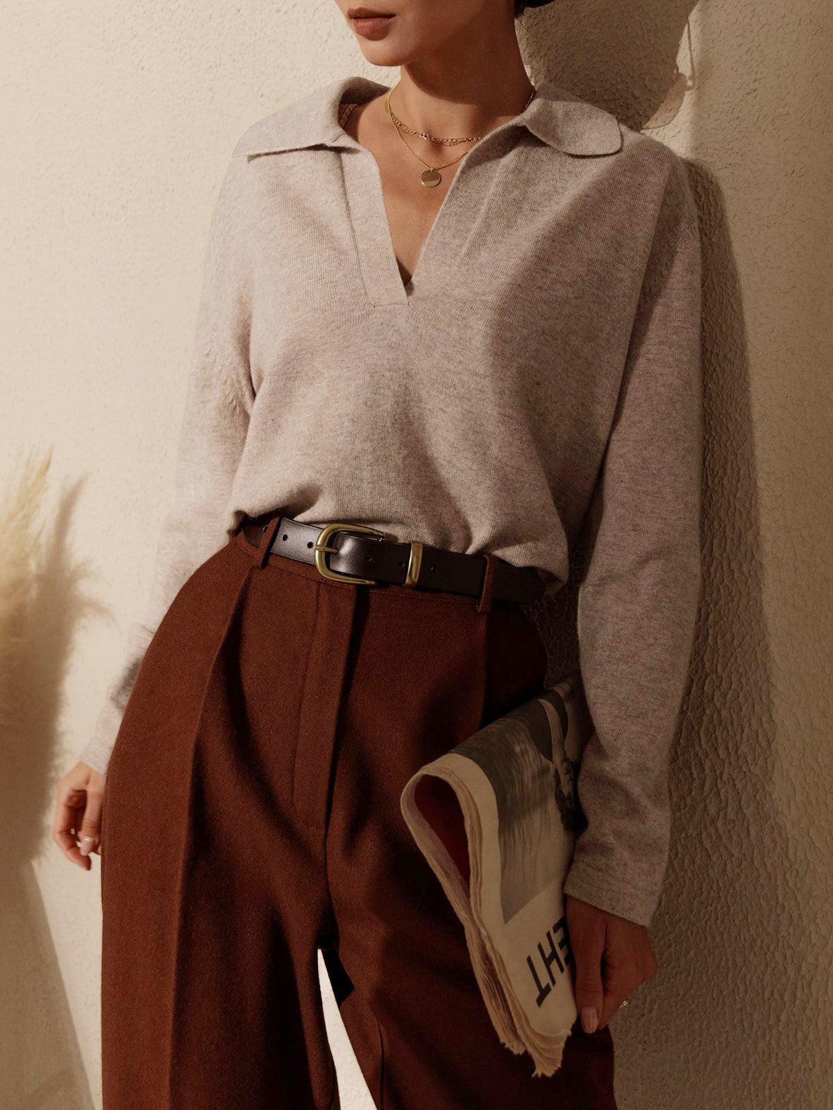 Delisa | Maglione elegante con colletto