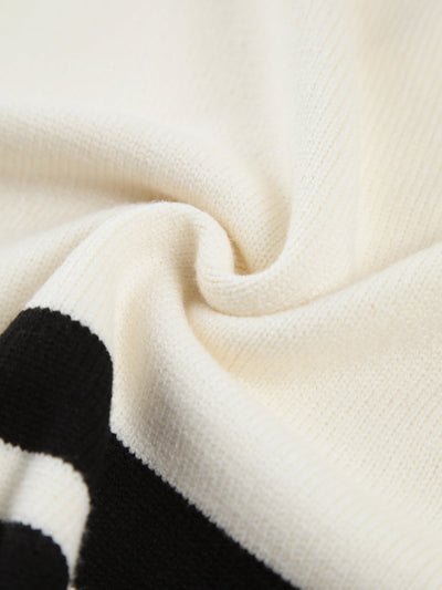 Elenia | Maglione a righe con scollo a gobba