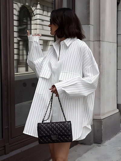 Arlina | Camicia a maniche lunghe a righe