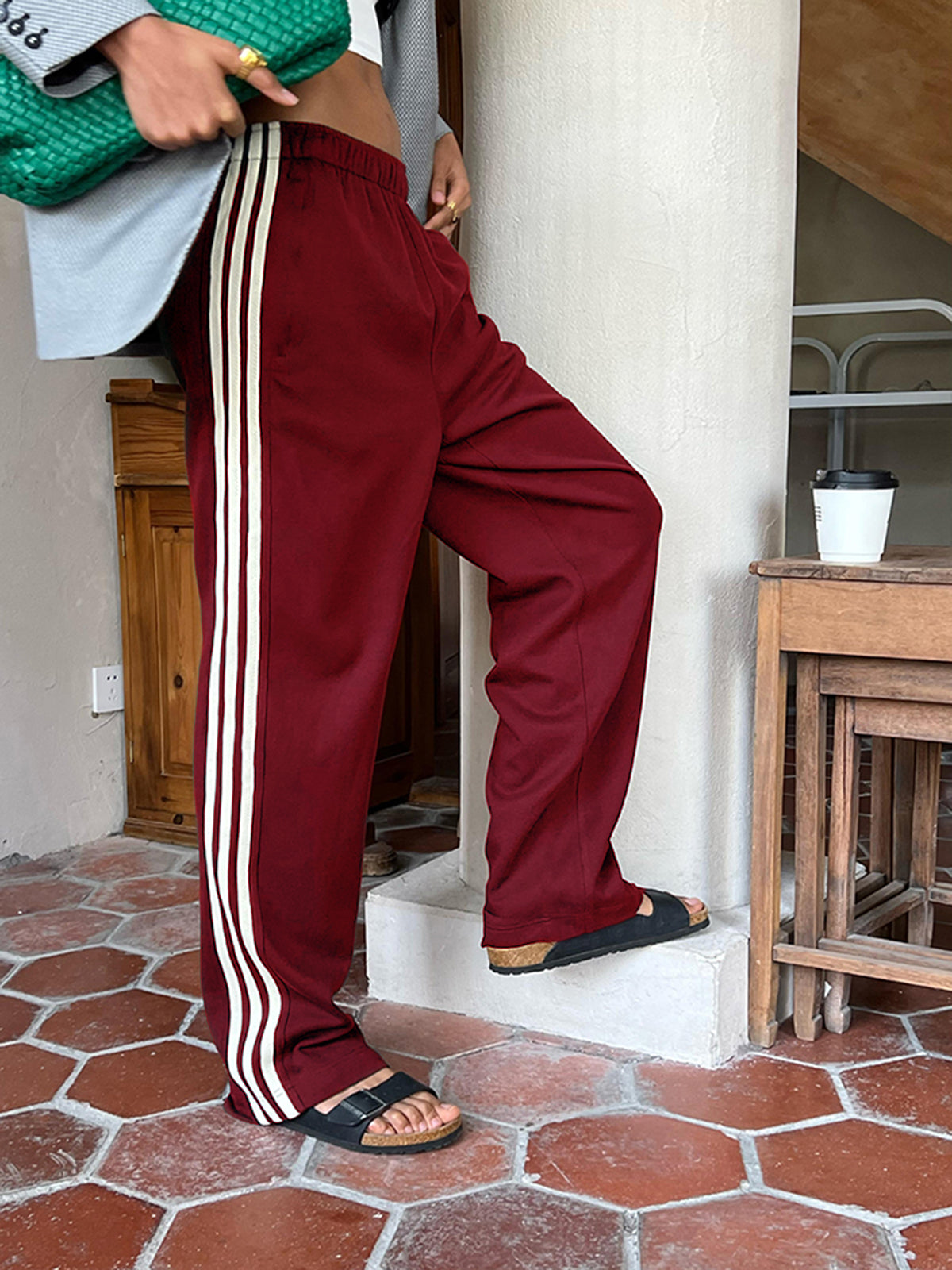 Bertina | Pantaloni patchwork a righe