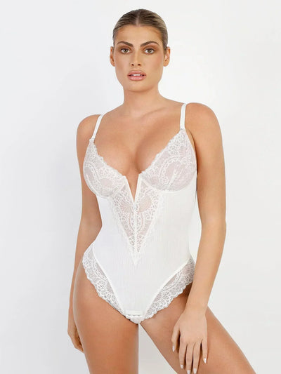 Lucia | Body con profondo scollo a V