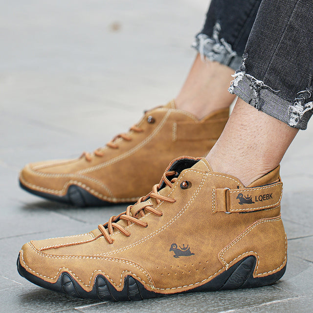 Lorenzo | Scarpa a piedi nudi comoda in pelle