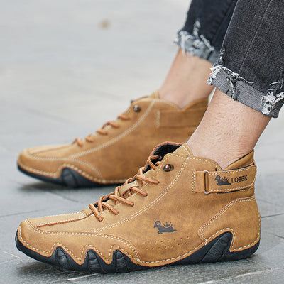Lorenzo | Scarpa a piedi nudi comoda in pelle