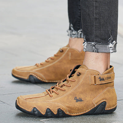 Lorenzo | Scarpa a piedi nudi comoda in pelle