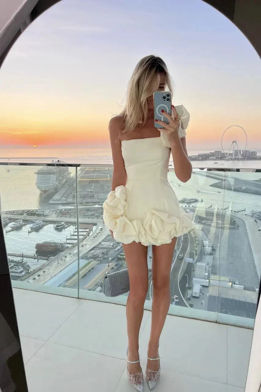 Bella | Festliches Kleid mit Blumenmuster