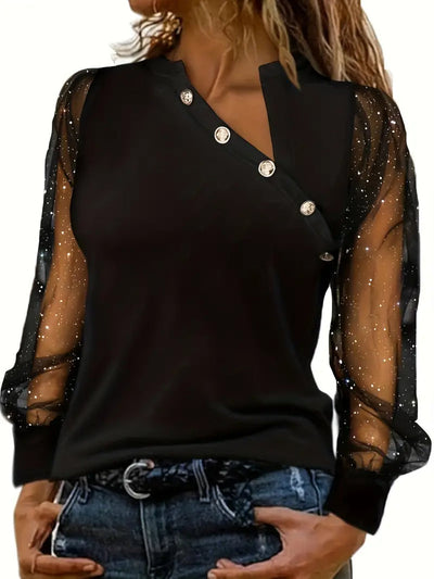 Bella | Modern and elegant one-shoulder blouse