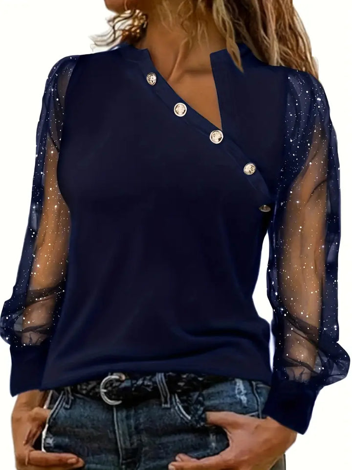 Bella | Modern and elegant one-shoulder blouse