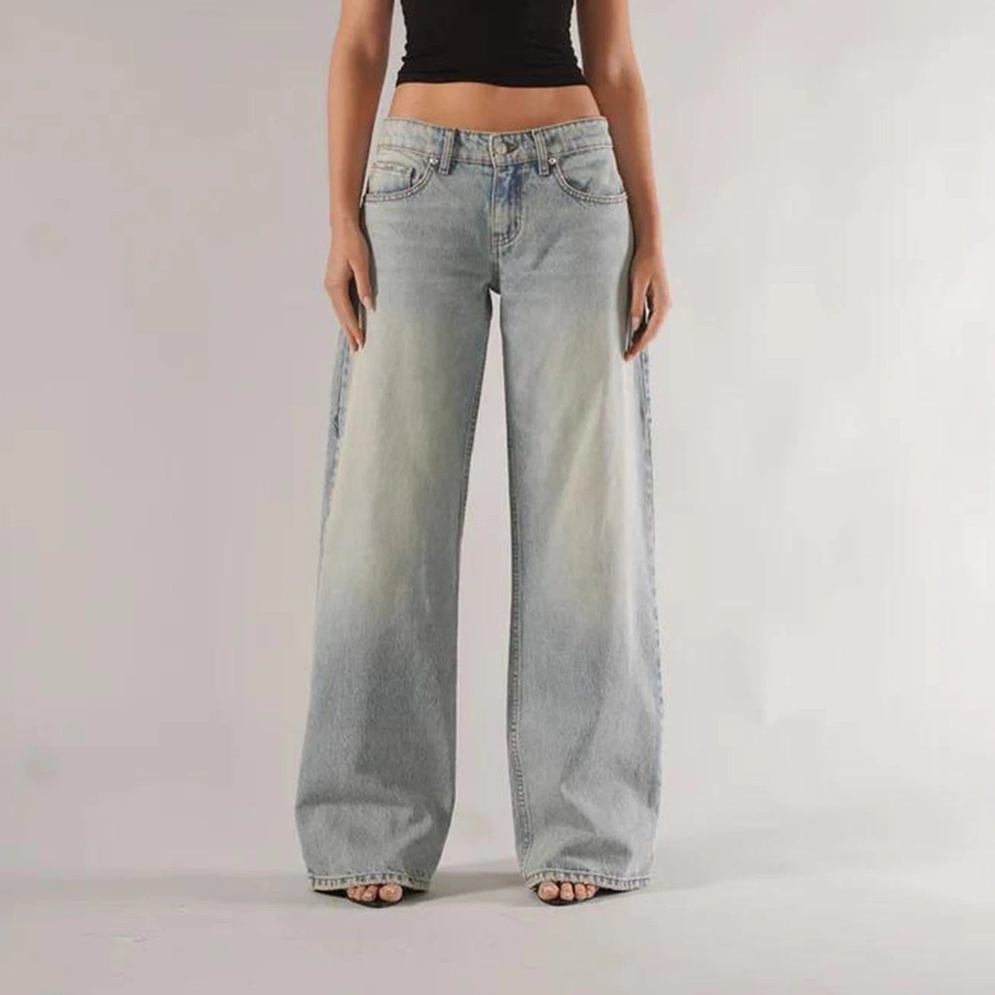 Bella | Jeans larghi a vita bassa