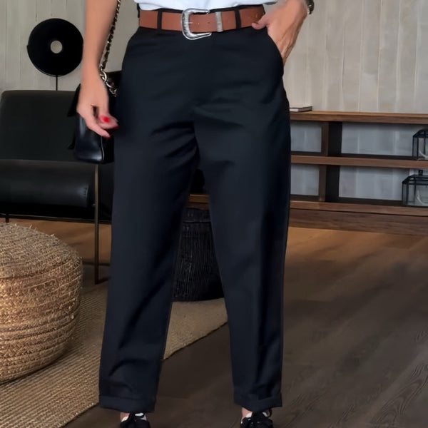 Bianca | Pantaloni a strisce eleganti e confortevoli