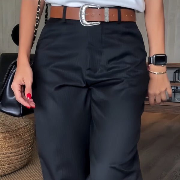 Bianca | Pantaloni a strisce eleganti e confortevoli