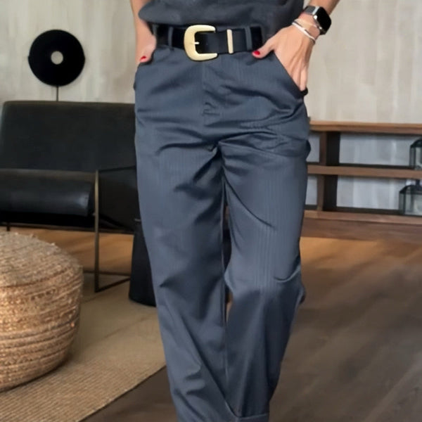 Bianca | Pantaloni a strisce eleganti e confortevoli