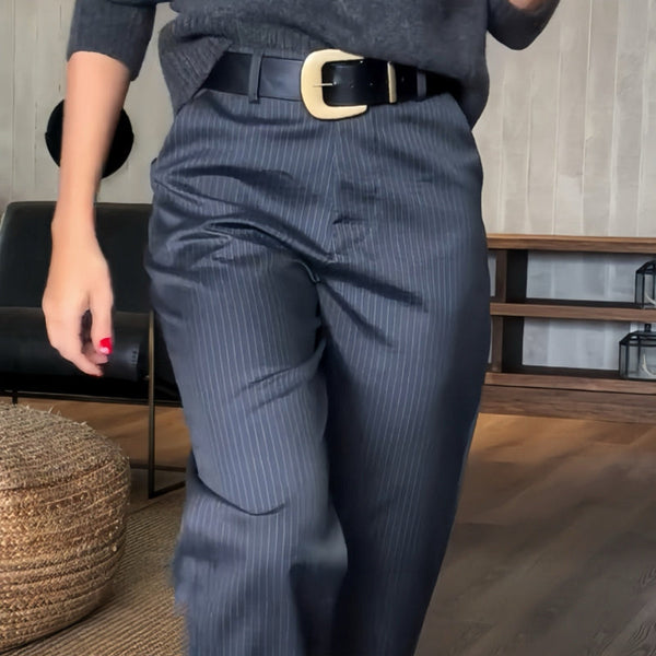 Bianca | Pantaloni a strisce eleganti e confortevoli