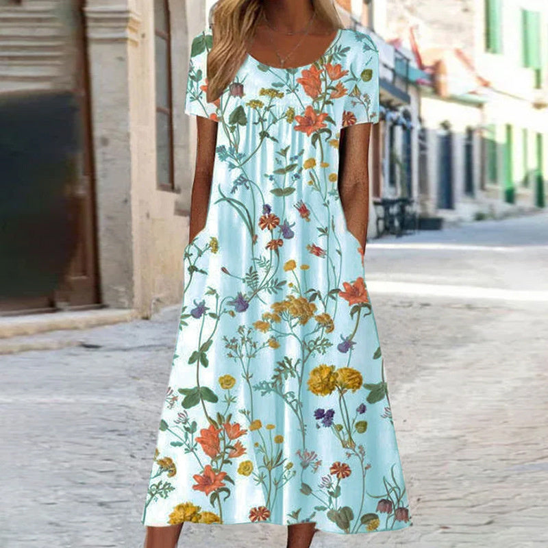 Aura | Abito floreale boho