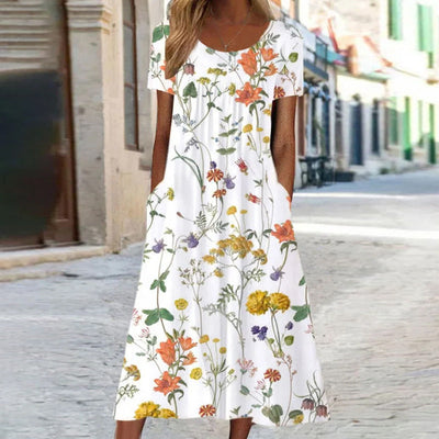 Aura | Abito floreale boho