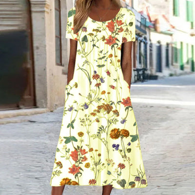Aura | Abito floreale boho