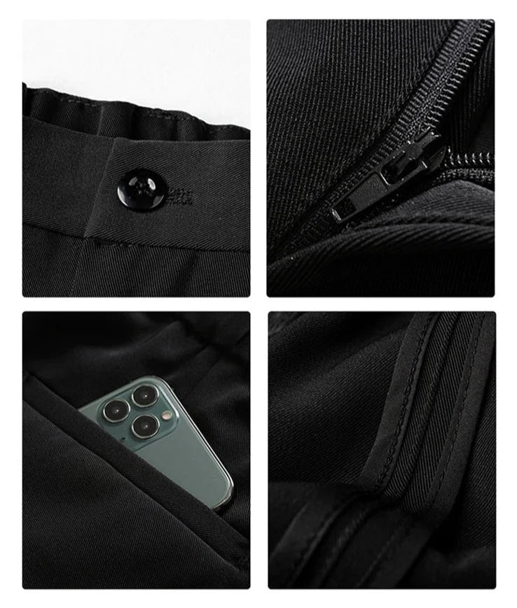 Brayden | Pantaloni drappeggiati su misura per uomini in forma da uomo 6