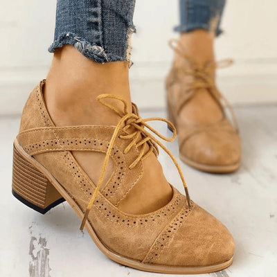 Stivali Eleganti | Stivali Primaverili Donna in Pelle Sintetica Grigia e Marrone 1