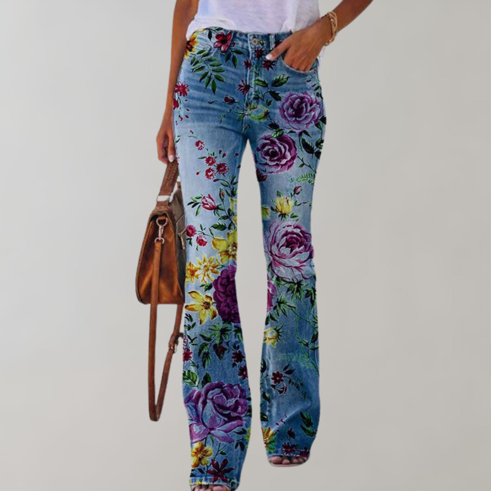 Noemi | Pantalon évasé élégant