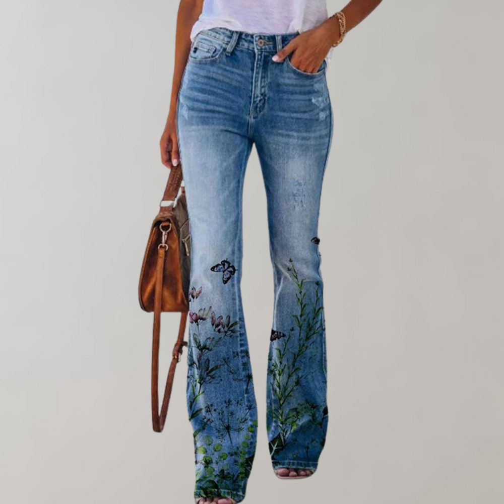 Noemi | Pantalon évasé élégant