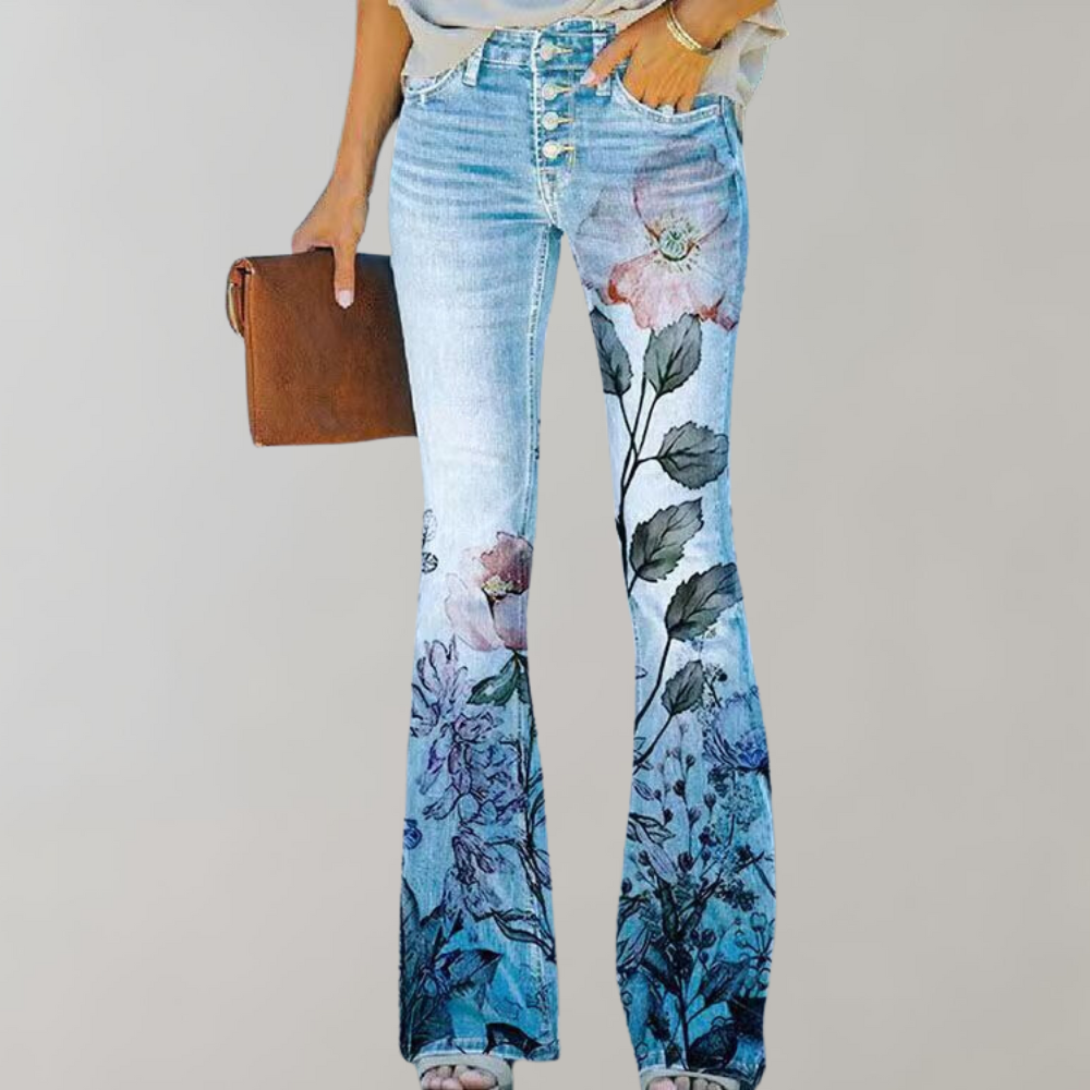 Noemi | Pantalon évasé élégant