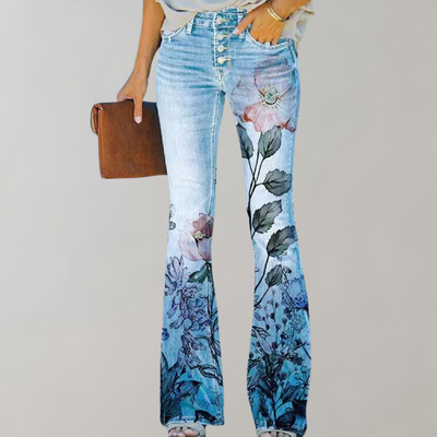 Noemi | Pantalon évasé élégant