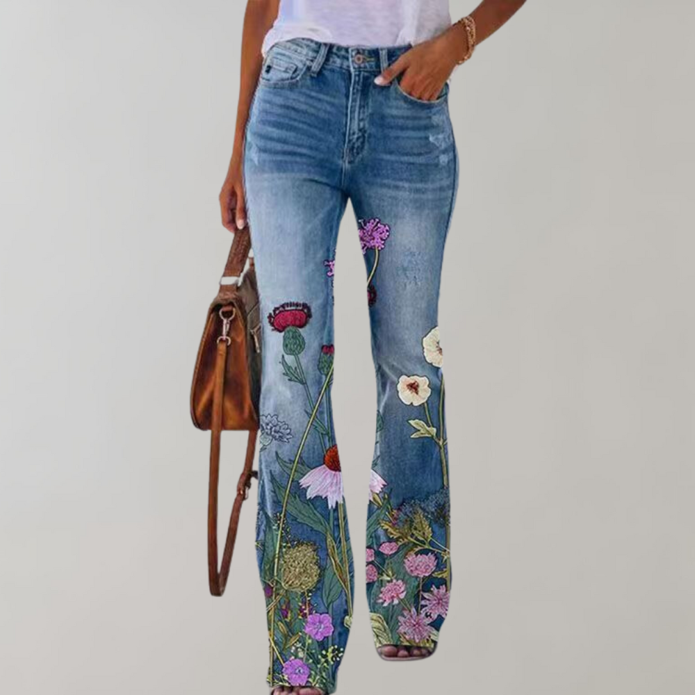 Noemi | Pantalon évasé élégant