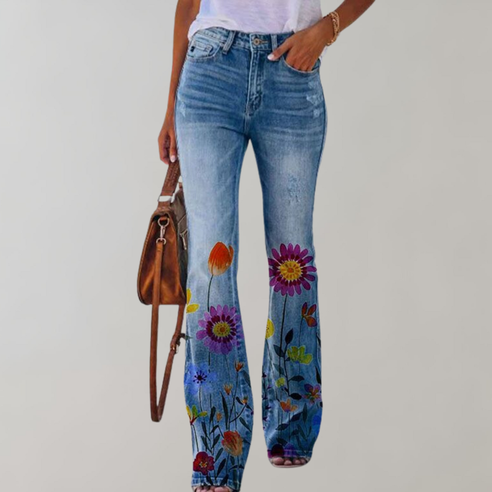Noemi | Pantalon évasé élégant