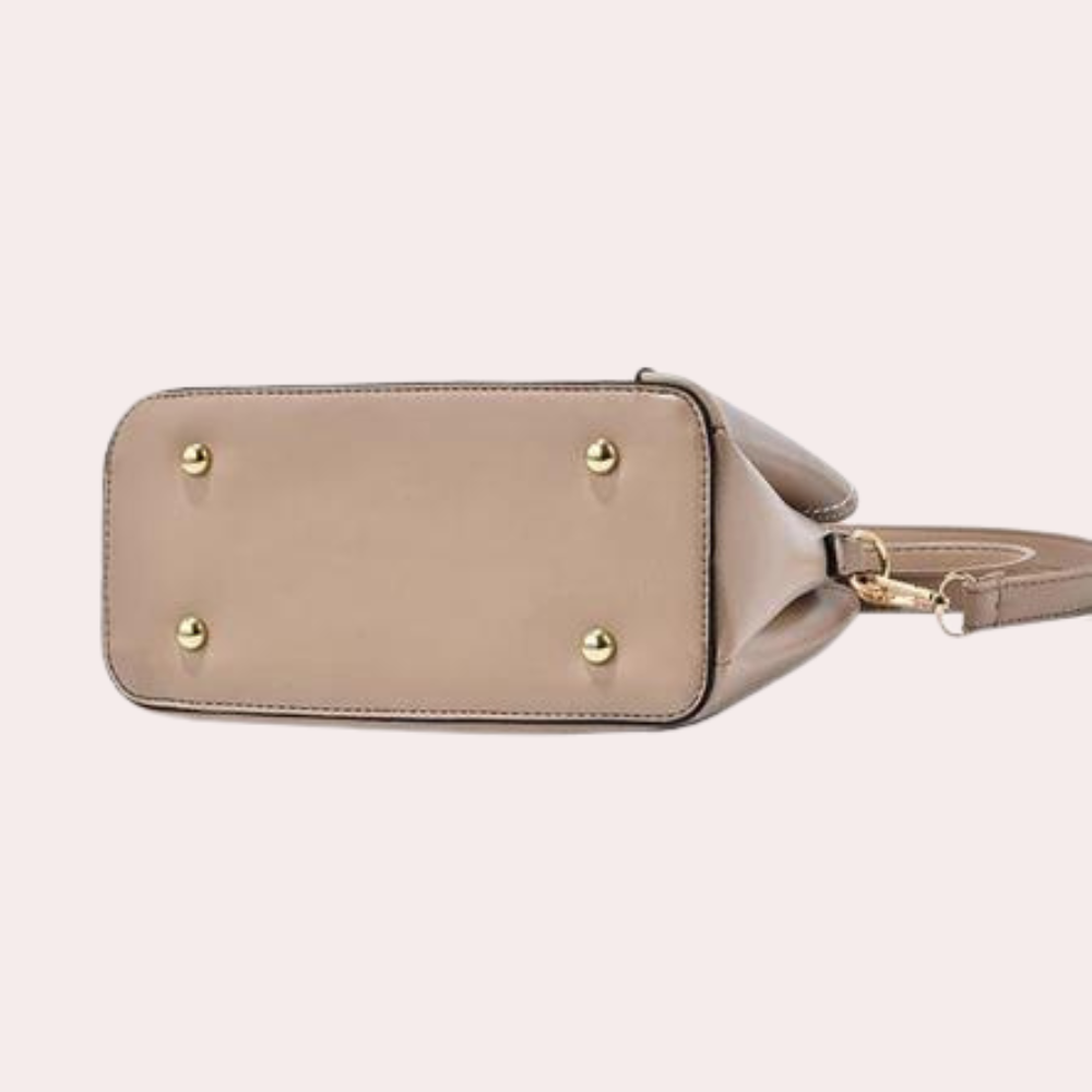 Catriona | Borsa Tracolla Donna in Tessuto Khaki con Dettagli Chic e Spallaccio Regolabile 4