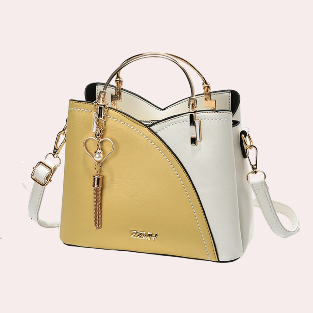 Variant image for Catriona | Borsa Tracolla Donna in Tessuto Khaki con Dettagli Chic e Spallaccio Regolabile-5