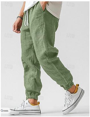 Massimiliano | Pantaloni di Lino Maschili Eleganti e Versatili-2