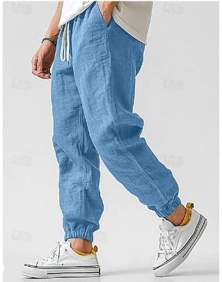 Massimiliano | Pantaloni di Lino Maschili Eleganti e Versatili-3