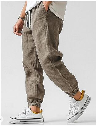 Massimiliano | Pantaloni di Lino Maschili Eleganti e Versatili-1
