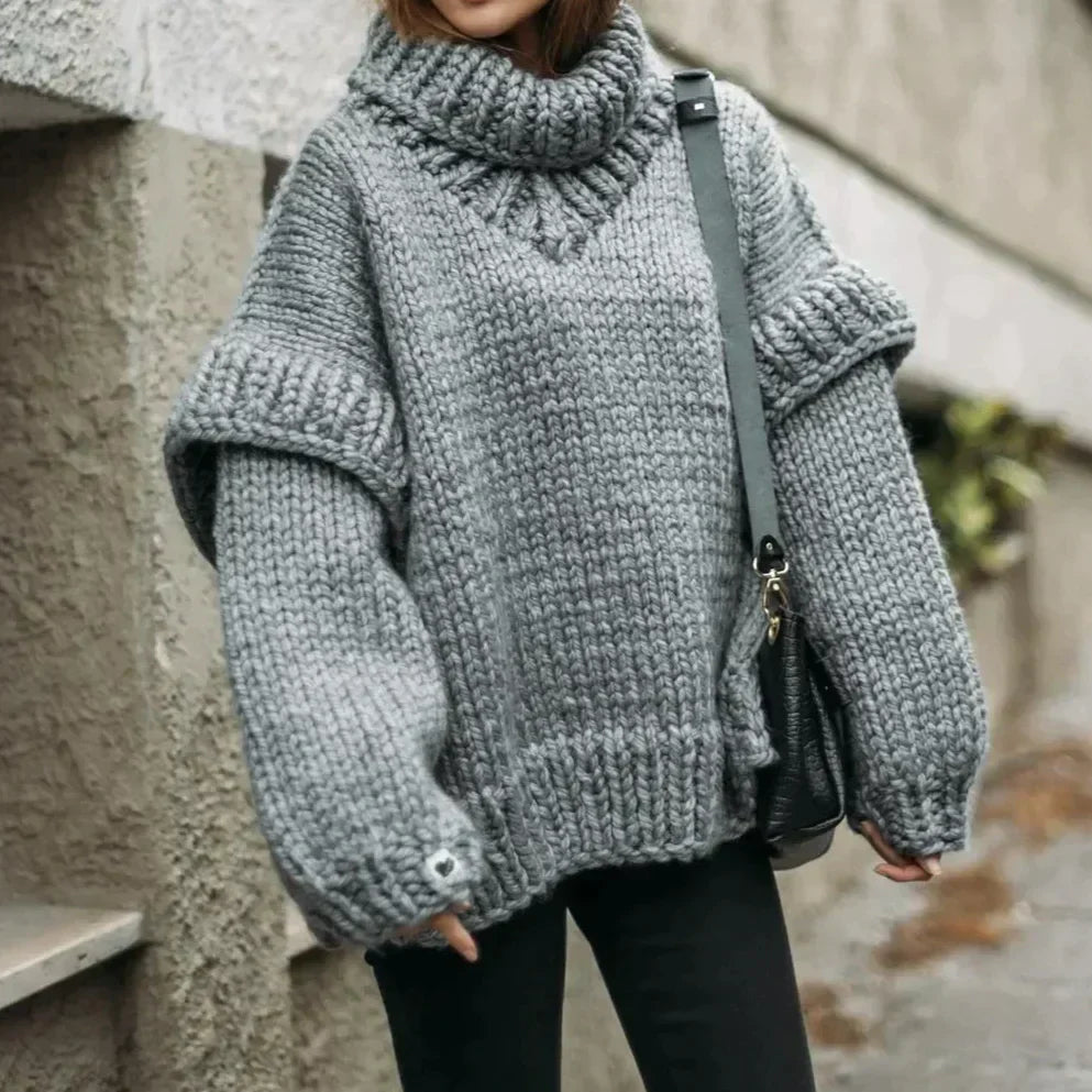 Caroline | Maglione caldo e accogliente con collo alto