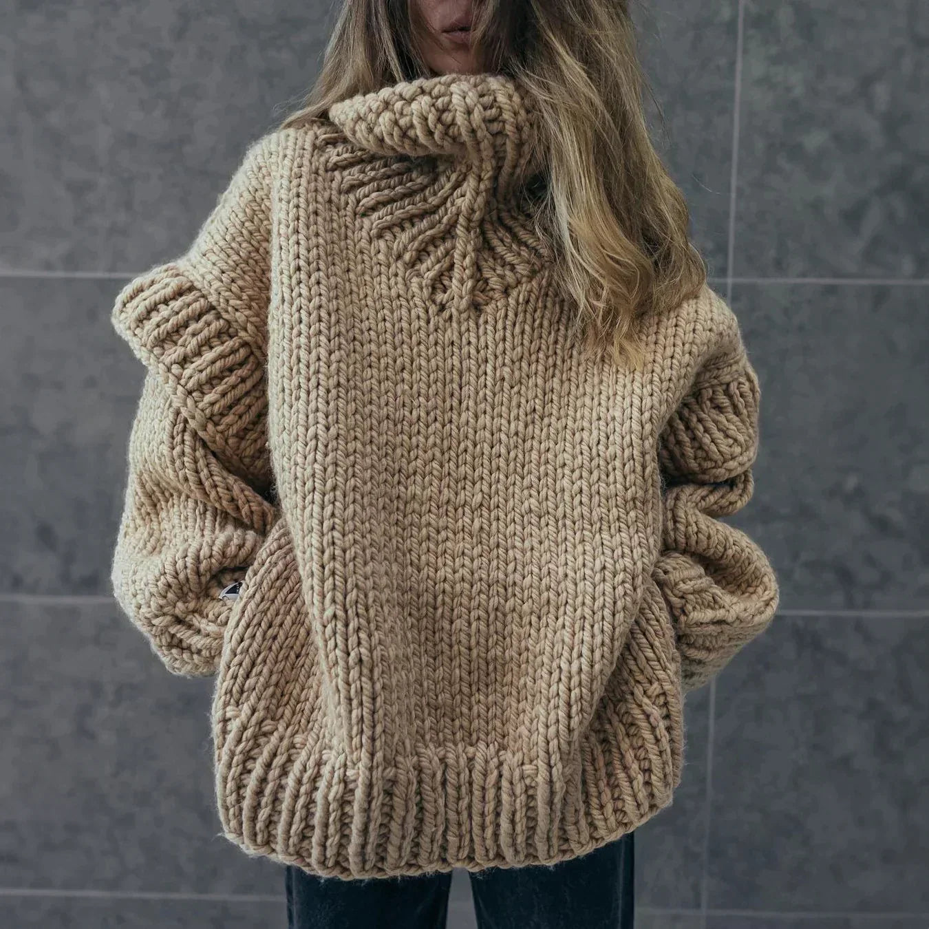 Caroline | Maglione caldo e accogliente con collo alto
